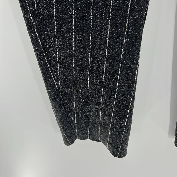 Norma Kamali Tapered Pleated Trouser - Woven Pinstripe - XXS - New with tags - Picture 7 of 8